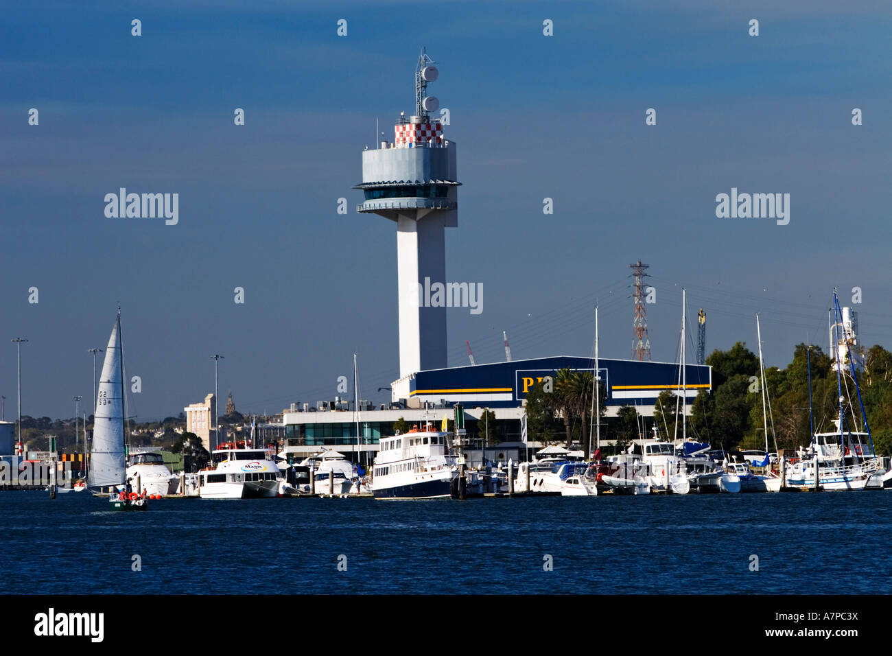 Shipping Industry / The Port of Melbourne`s Harbour Control Tower